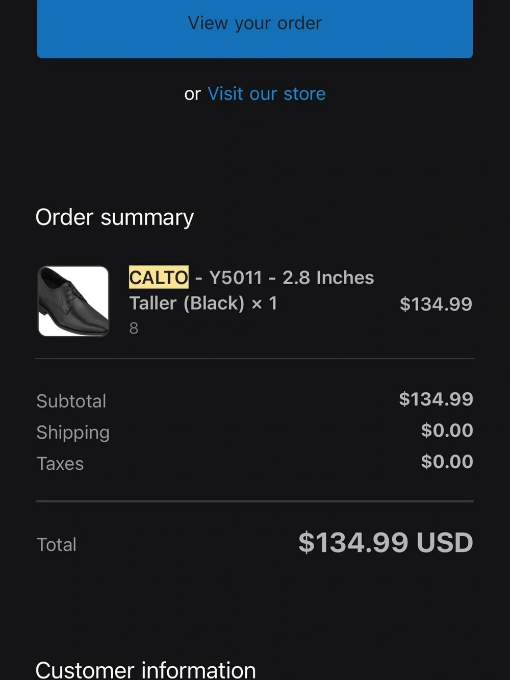 Calto worn one